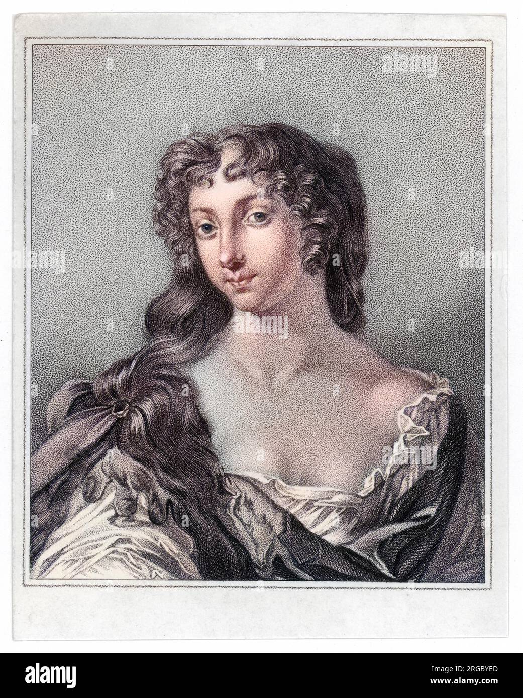Eleanor 'Nell' Gwyn (oder Gwynn oder Gwynne) (1650 - 1687), englische Schauspielerin, Geliebte von König Karl II Stockfoto
