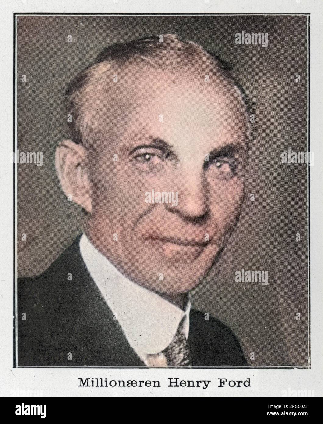 HENRY FORD (1863-1947), amerikanischer Automobilhersteller. Stockfoto