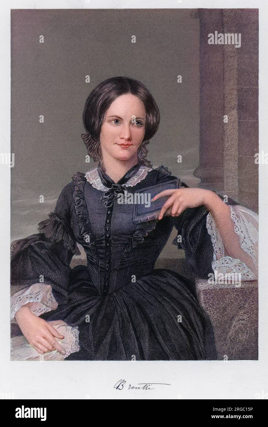 CHARLOTTE BRONTE (1816-1855), britische Autorin Stockfoto