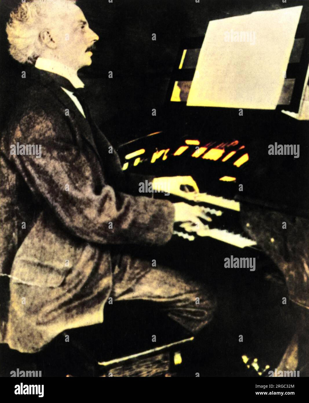 ROBERT HOPE-JONES (1859-1914), Filmorganisator. Stockfoto