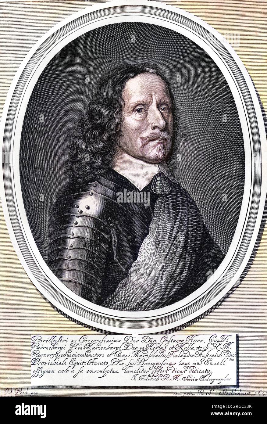 GUSTAV CARLSSON HORN (1592-1657), Schwedischer Constable. Stockfoto