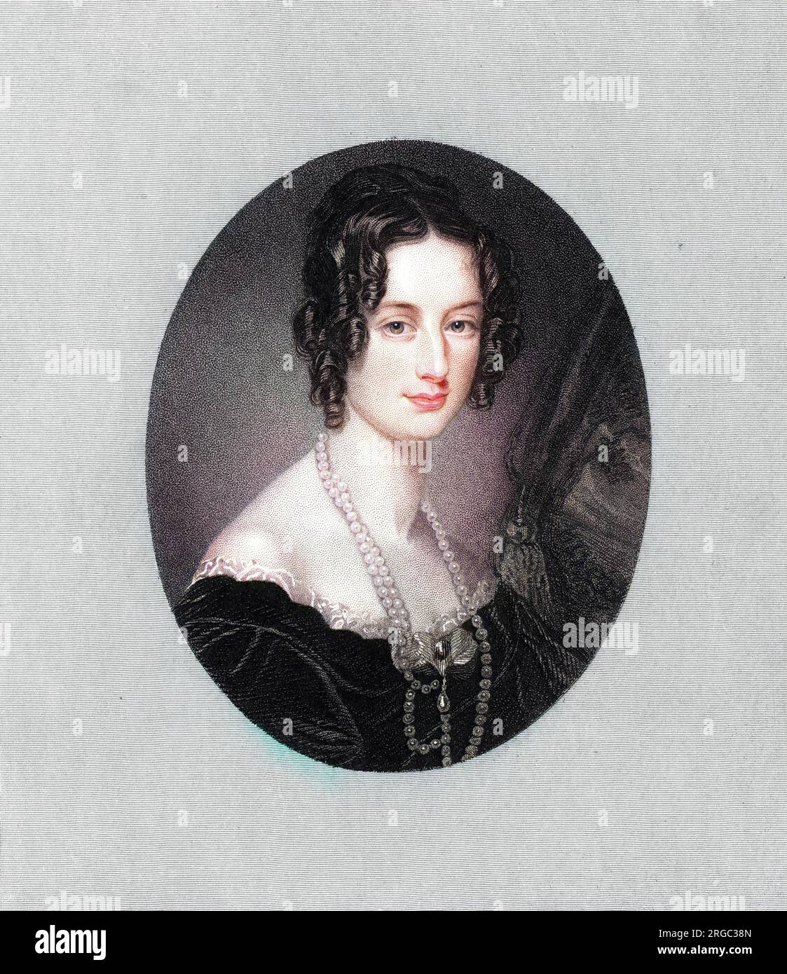 LUCY, baroness HOWARD DE WALDEN (Nee Bentinck), Ehefrau von Charles A Ellis, fünfter Baron Stockfoto