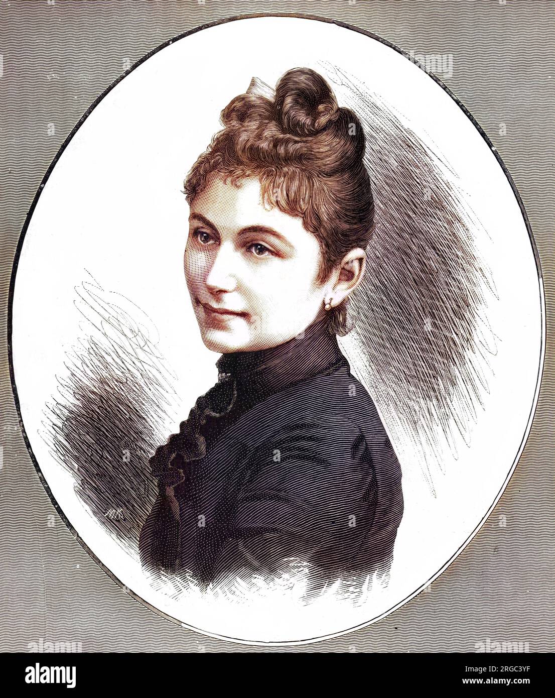 CLOTILDE KLEEBERG, französischer Pianist, der in Konzertsälen in London und anderswo einen großen Ruf genießt. Stockfoto