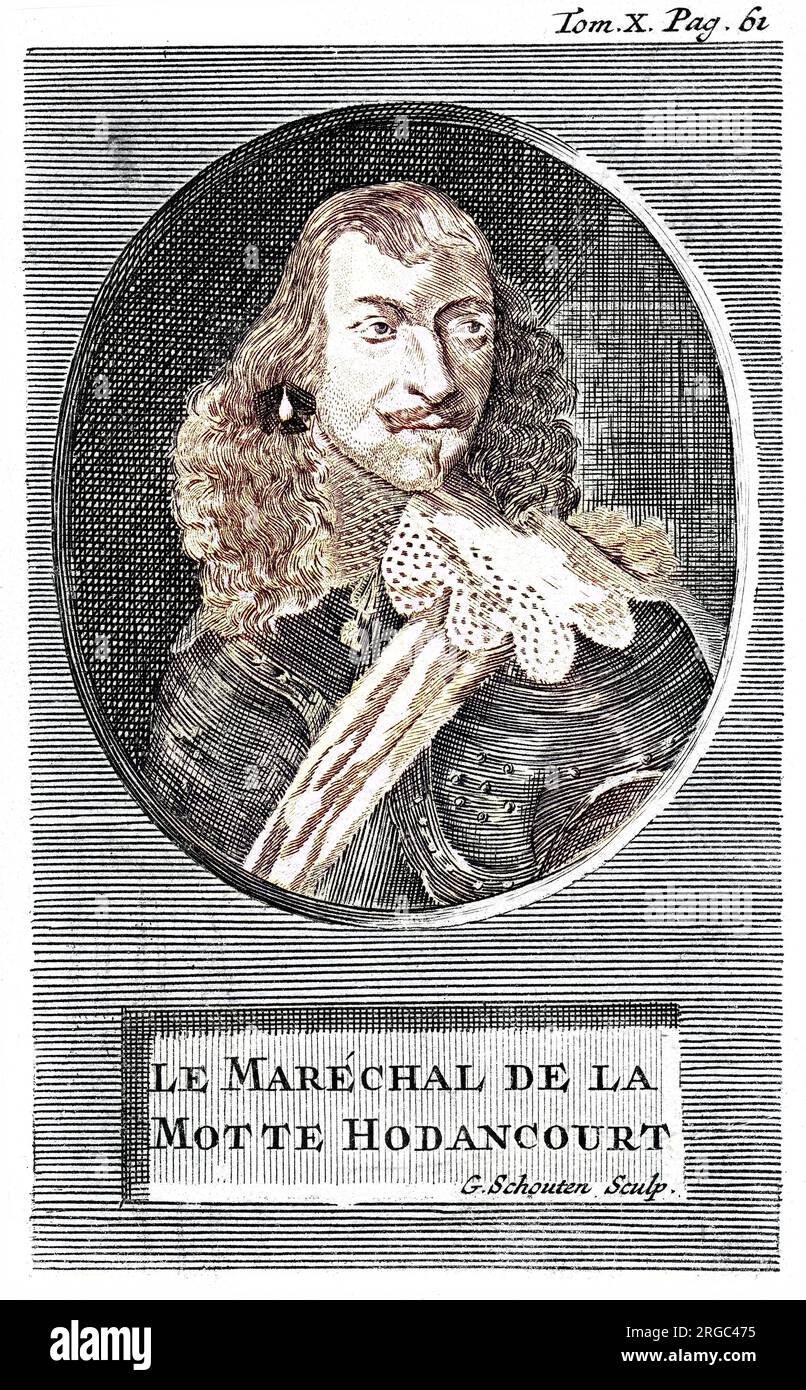 PHILIPPE, comte de LA MOTHE- HAUDANCOURT (La Motte-Hodancourt) französischer Militärbefehlshaber, marechal de France Stockfoto