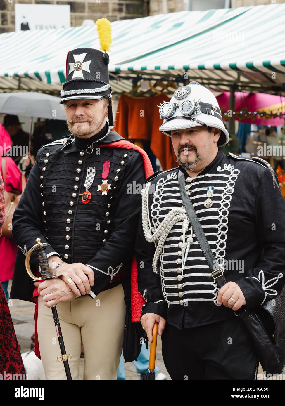 Hebden Bridge Steampunk Festival Stockfoto