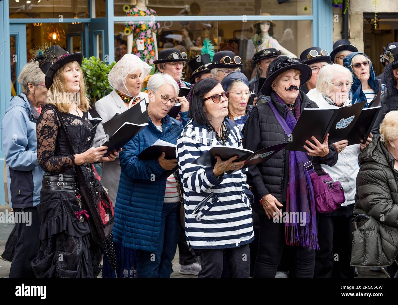 Hebden Bridge Steampunk Festival Stockfoto