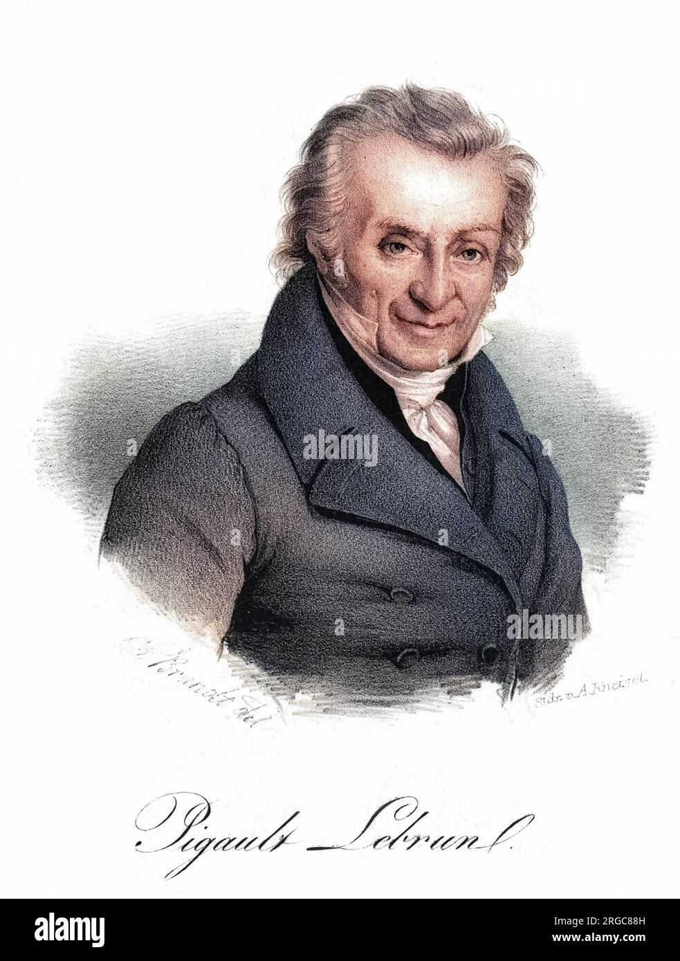 CHARLES ANTOINE GUILLAUME PIGAULT-LEBRUN, französischer Schriftsteller Stockfoto