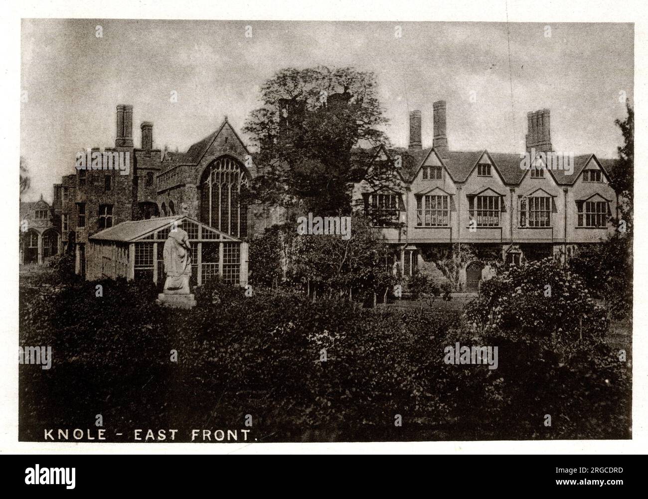 Knole House, Ostfront, Kent Stockfoto