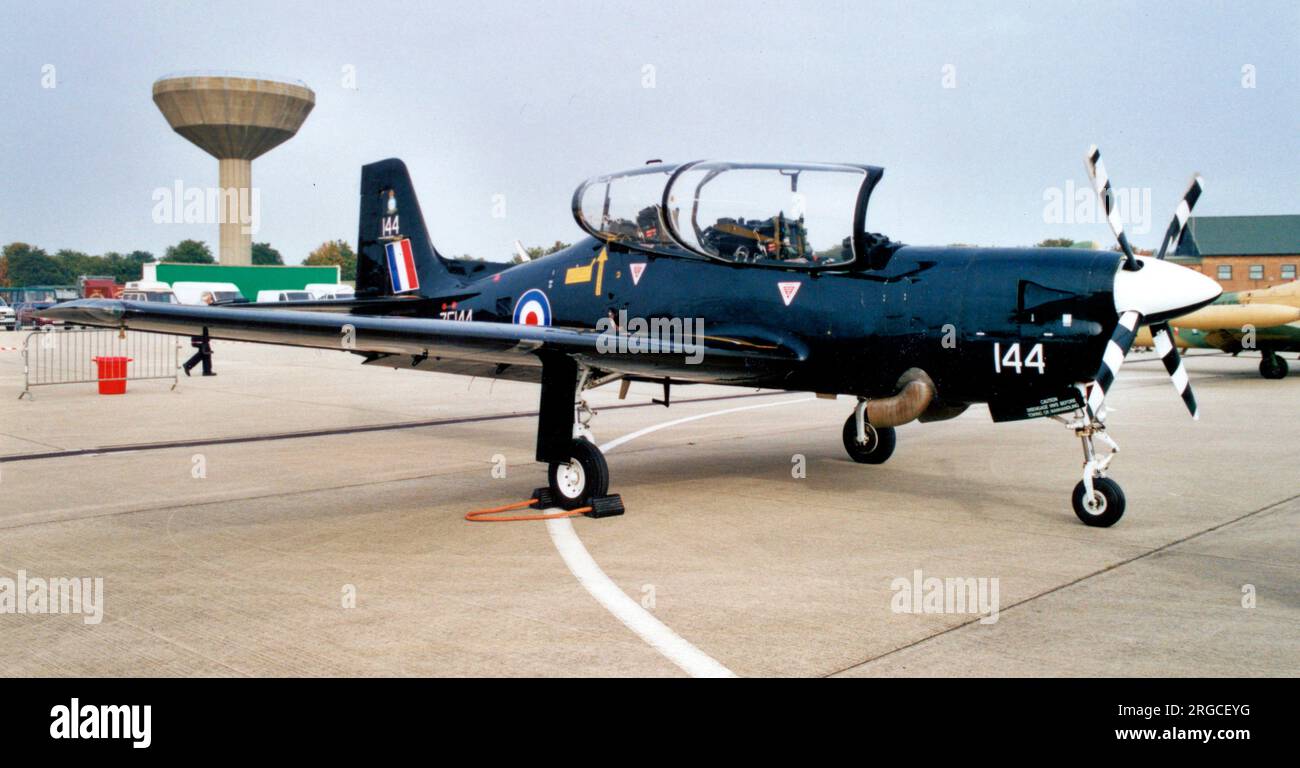 Royal Air Force - kurz Tucano T.1 ZF144 (msn S010-T10), vom Geschwader Nr.207 (R). Stockfoto