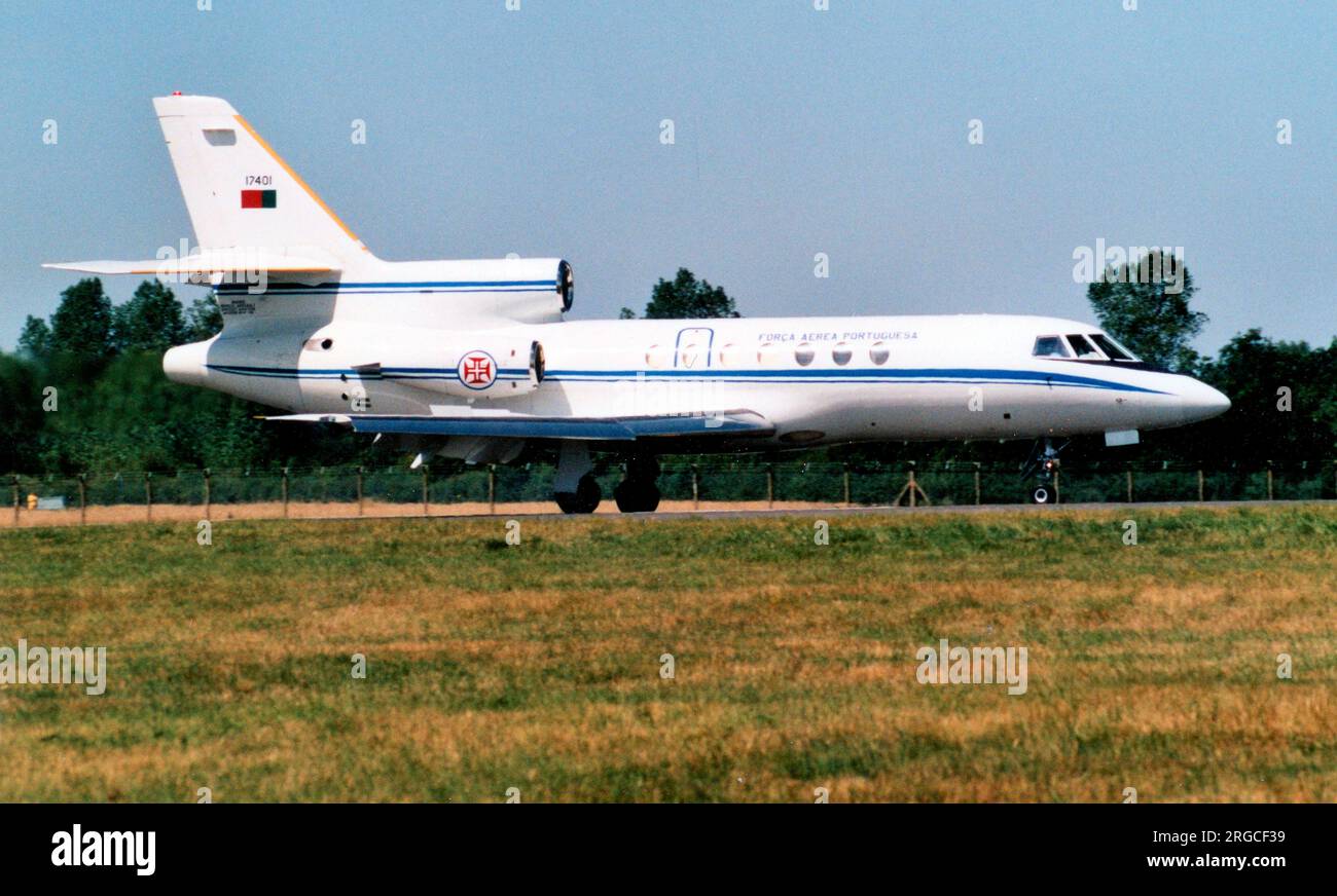 Forca Aerea Portuguesa – Dassault Falcon 50 17401 (msn 195). (Forca Aerea Portuguesa - Portugiesische Luftwaffe). Stockfoto