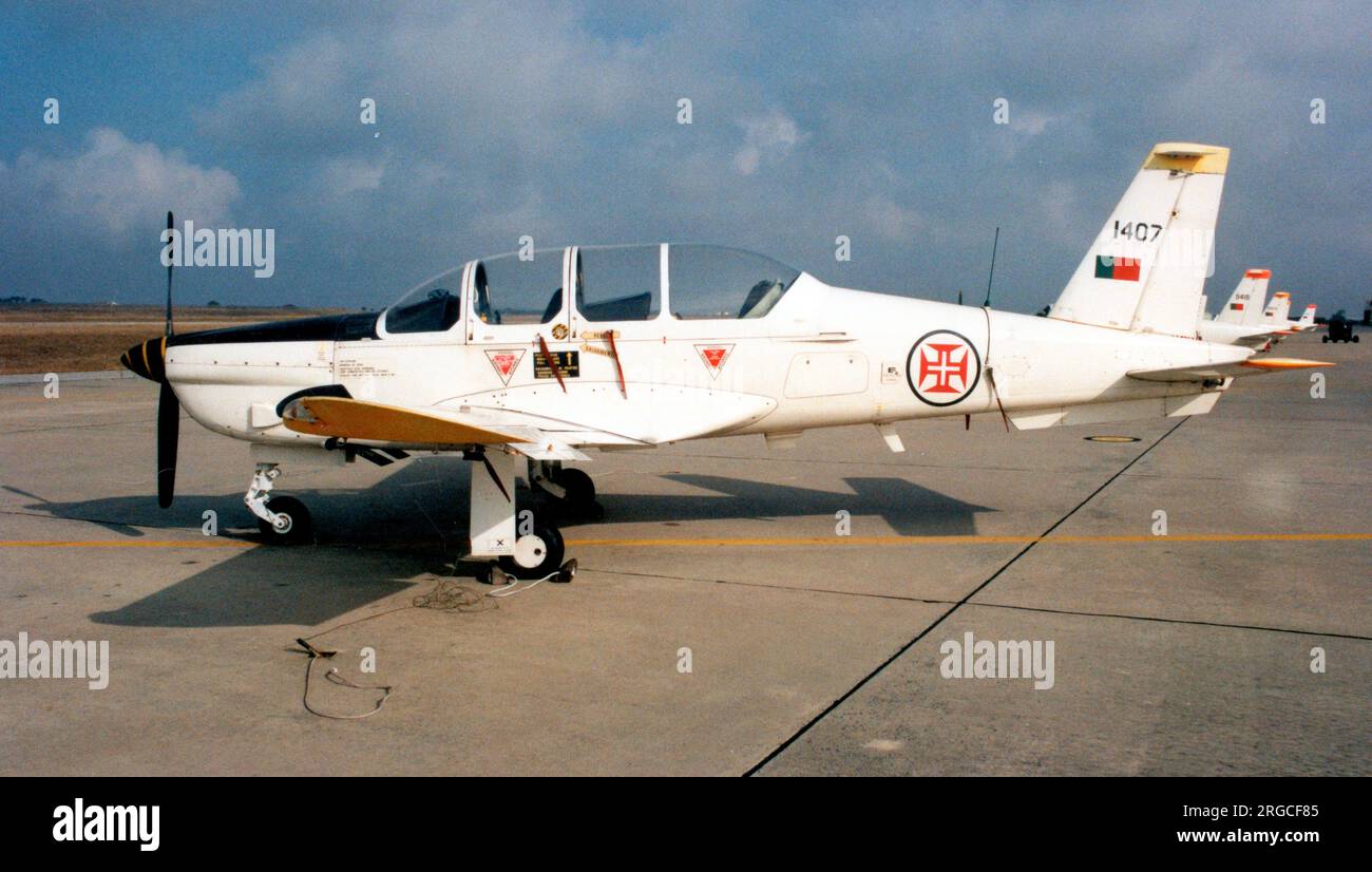 Forca Aerea Portuguesa - Socata TB-30 Epsilon 11407 (msn 164). (Forca Aerea Portuguesa - Portugiesische Luftwaffe). Stockfoto