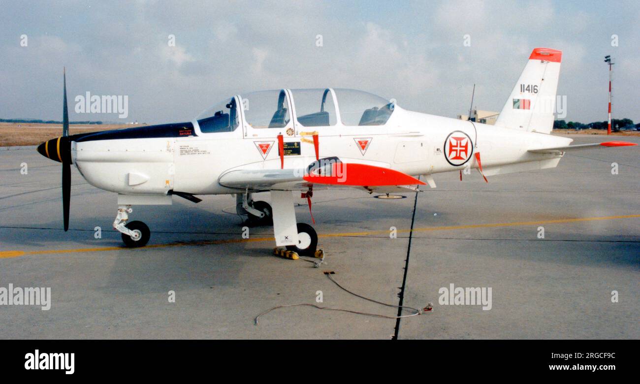 Forca Aerea Portuguesa - Socata TB-30 Epsilon 11416 (msn 173). (Forca Aerea Portuguesa - Portugiesische Luftwaffe). Stockfoto