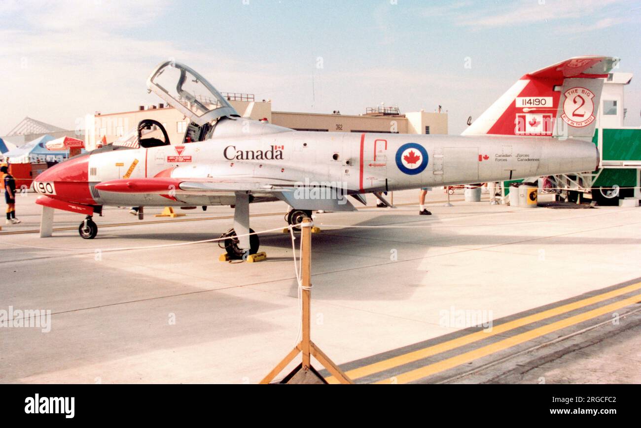 Kanadische Streitkräfte – Canadair CT-114 Tutor 114190 (msn 1190). Stockfoto