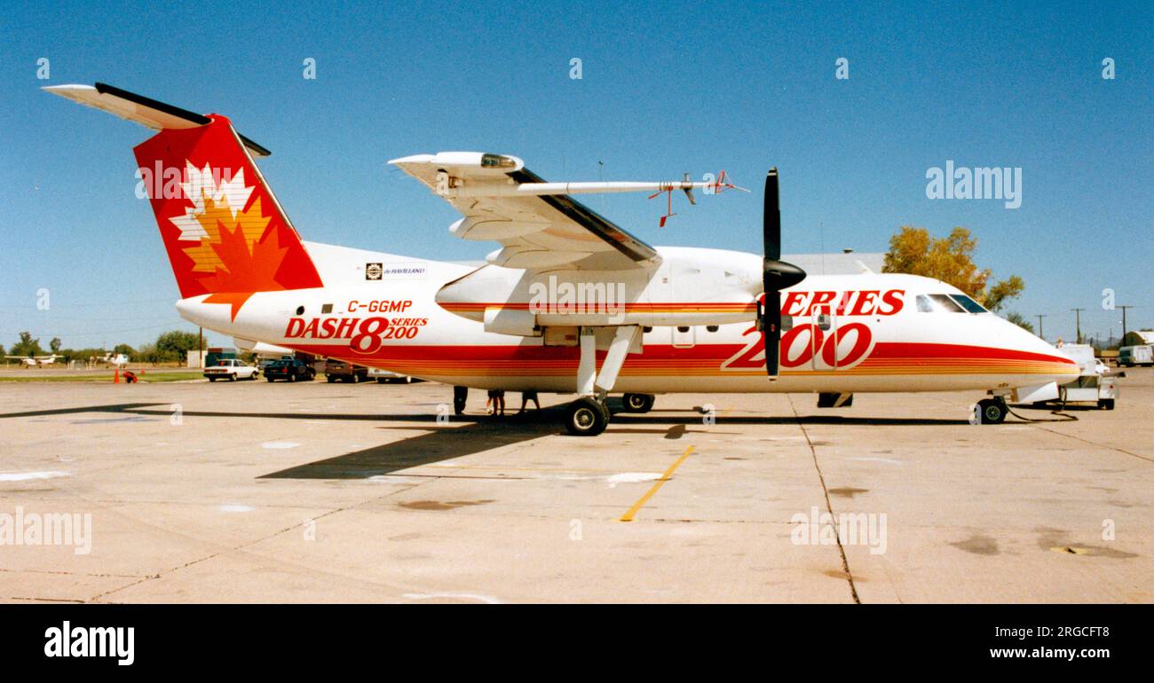 De Havilland Canada DHC-8-100 C-GGMP (msn 2), im Einsatz als Prototyp für die Serie -200 Stockfoto