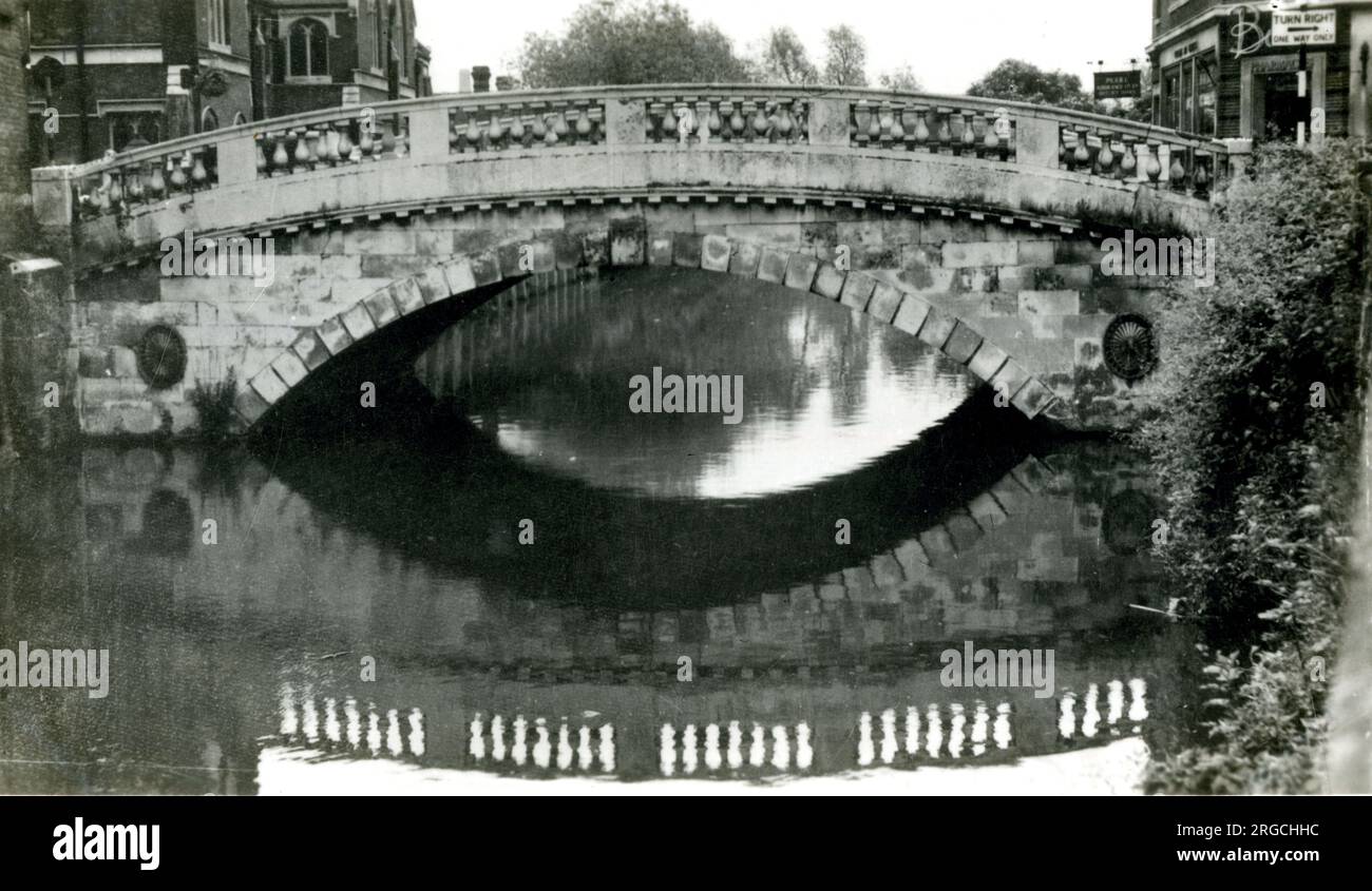 Stone Bridge, Chelmsford, Essex, erbaut um 1780 Stockfoto