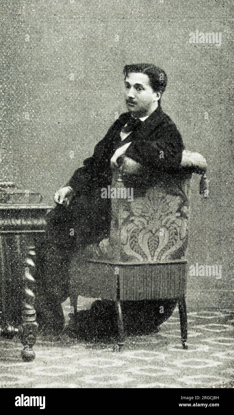 Jules Joseph Lefebvre (1836-1911), französischer Künstler, Figurenmaler, im Alter von 30 Jahren. Stockfoto
