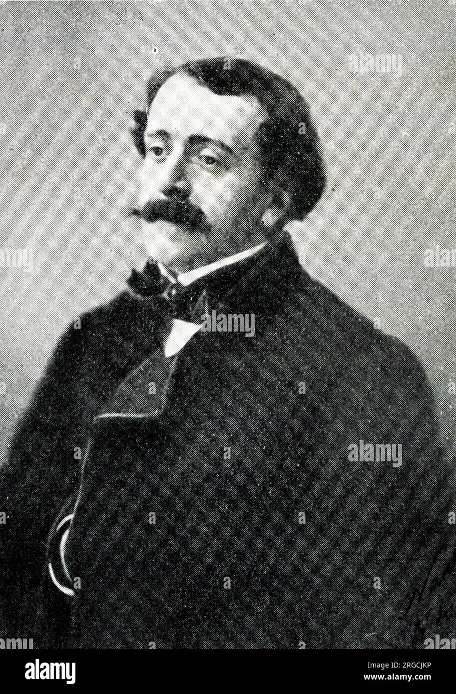 Paul Bins, Graf von Saint-Victor (1827-1881), französischer Autor und Kritiker. Stockfoto