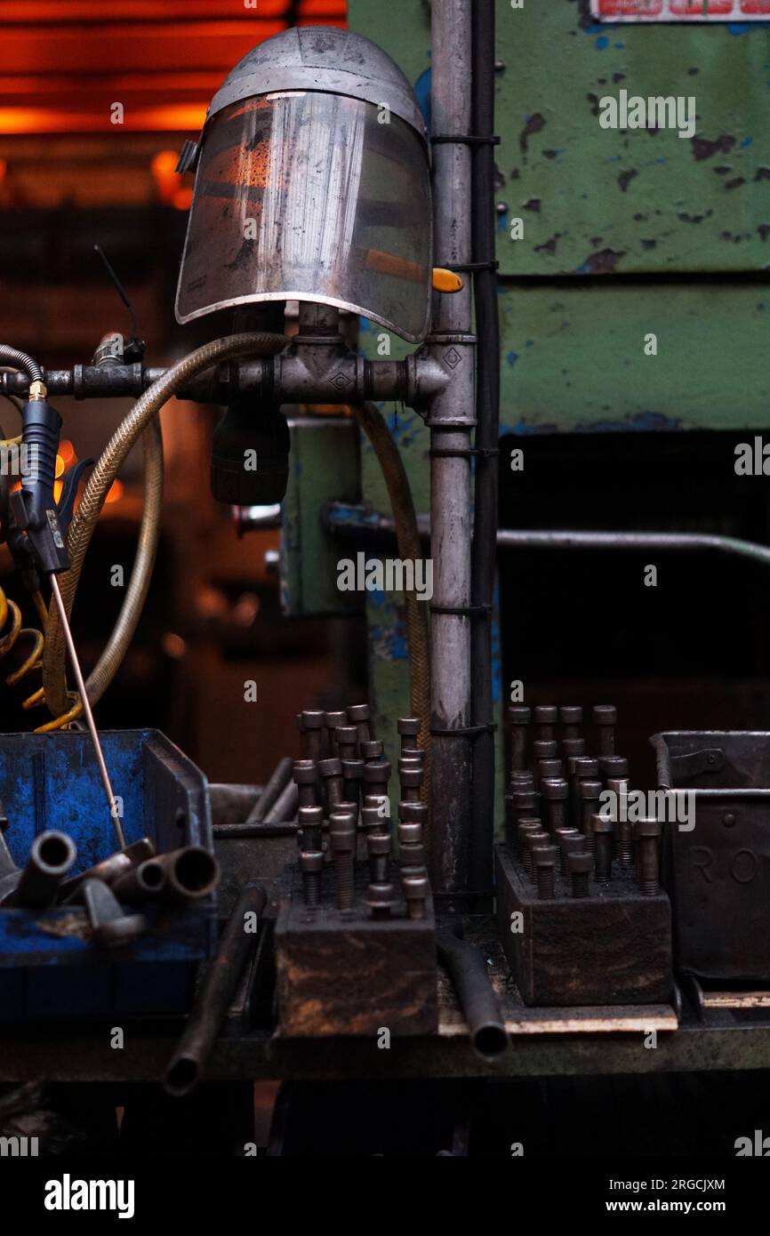 Die letzte Drop Forge Fabrik in Dudley West Midlands Stockfoto