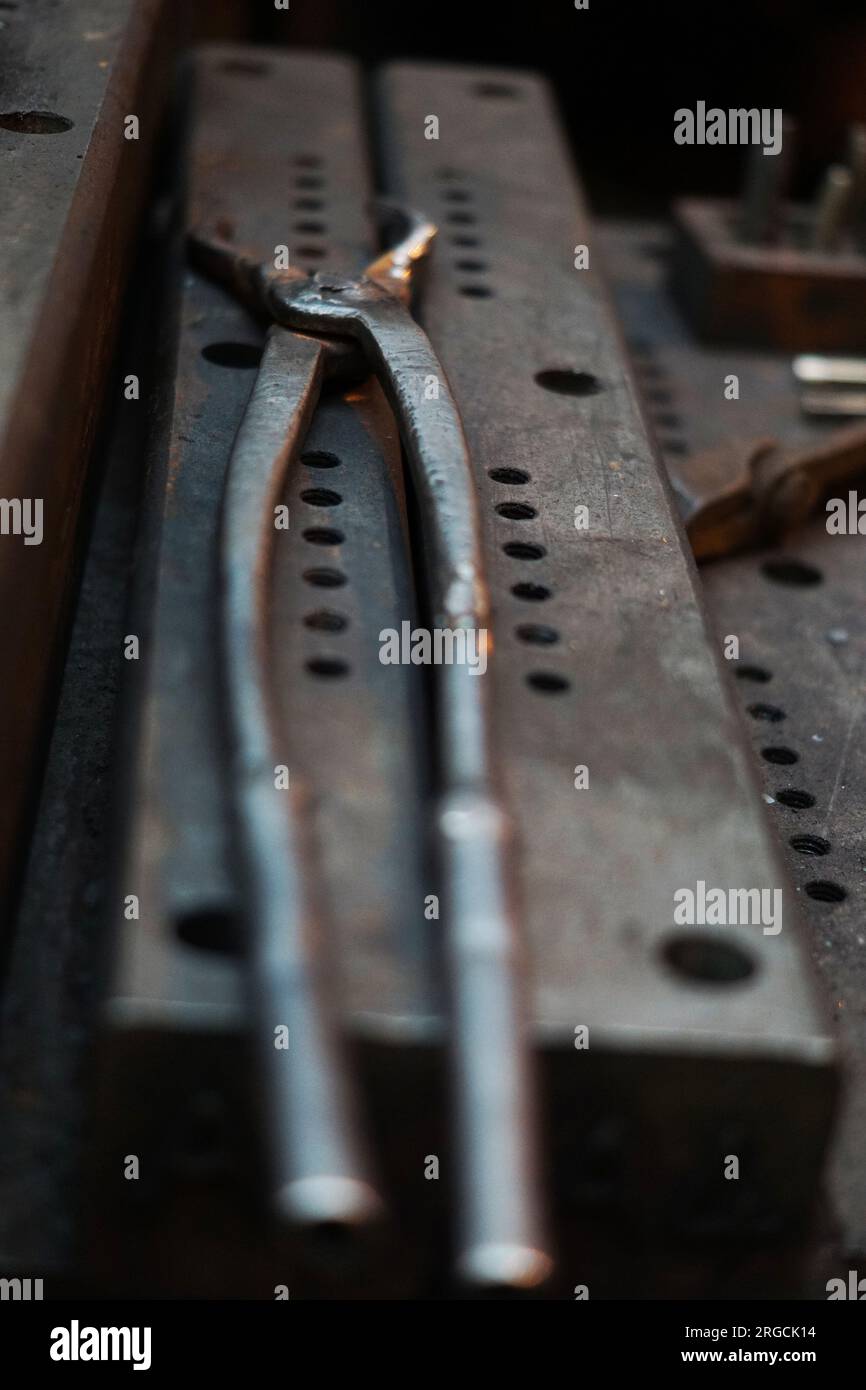 Die letzte Drop Forge Fabrik in Dudley West Midlands Stockfoto