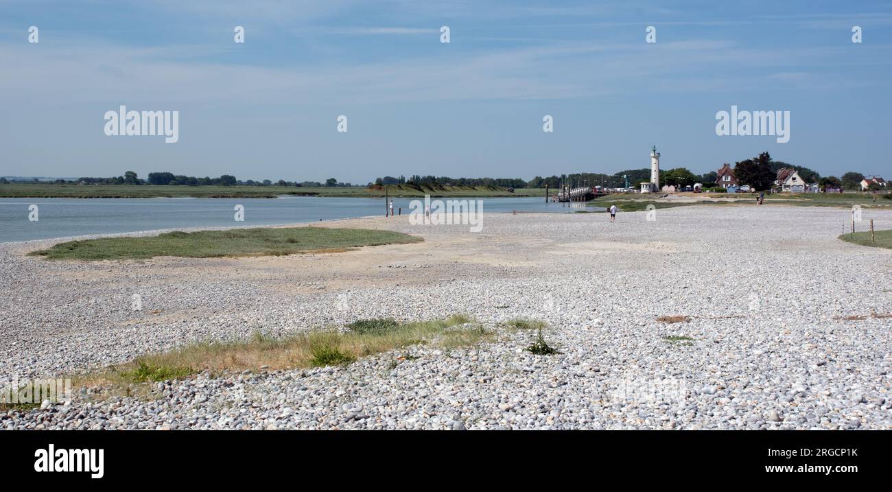 Baie de Somme Le Hourdel Stockfoto