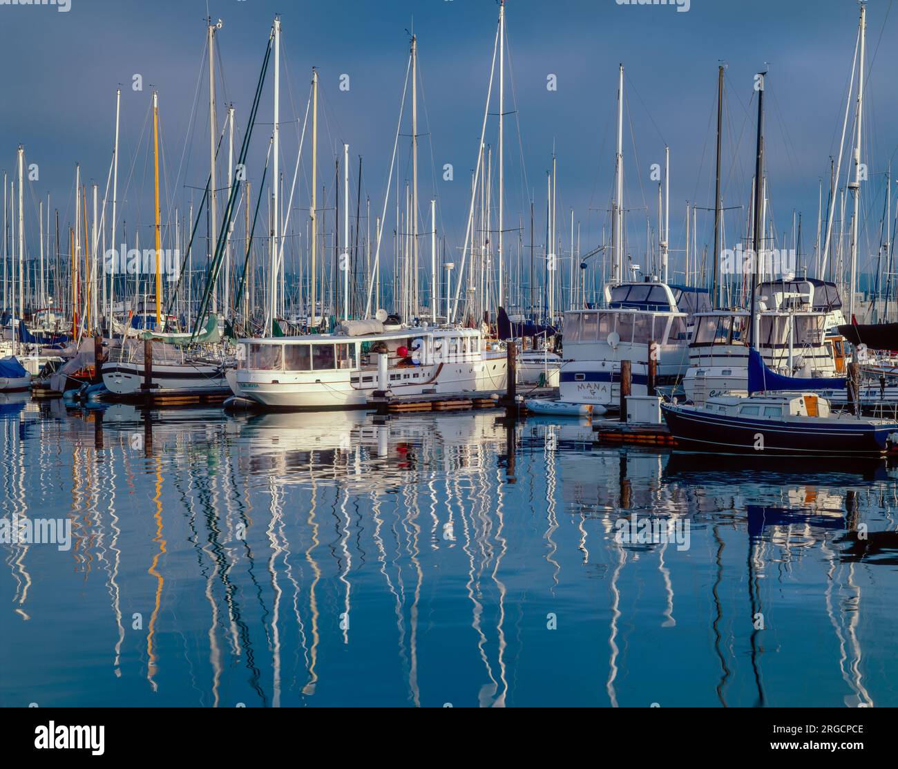Sausalito Harbor, Marin County, Kalifornien Stockfoto