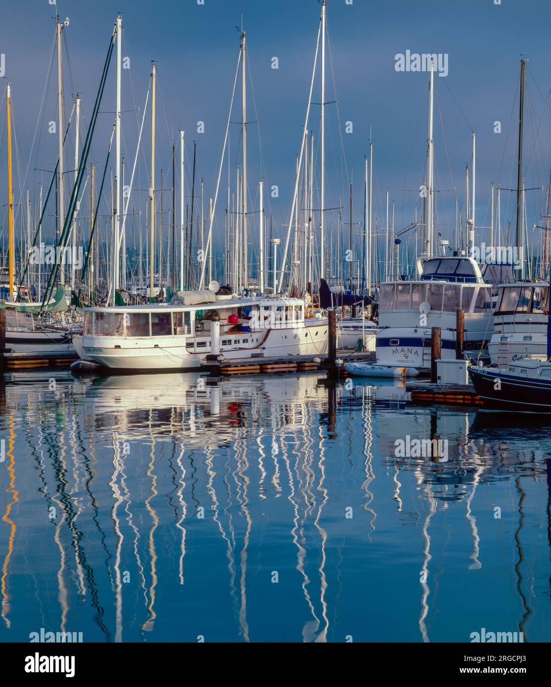 Sausalito Harbor, Marin County, Kalifornien Stockfoto