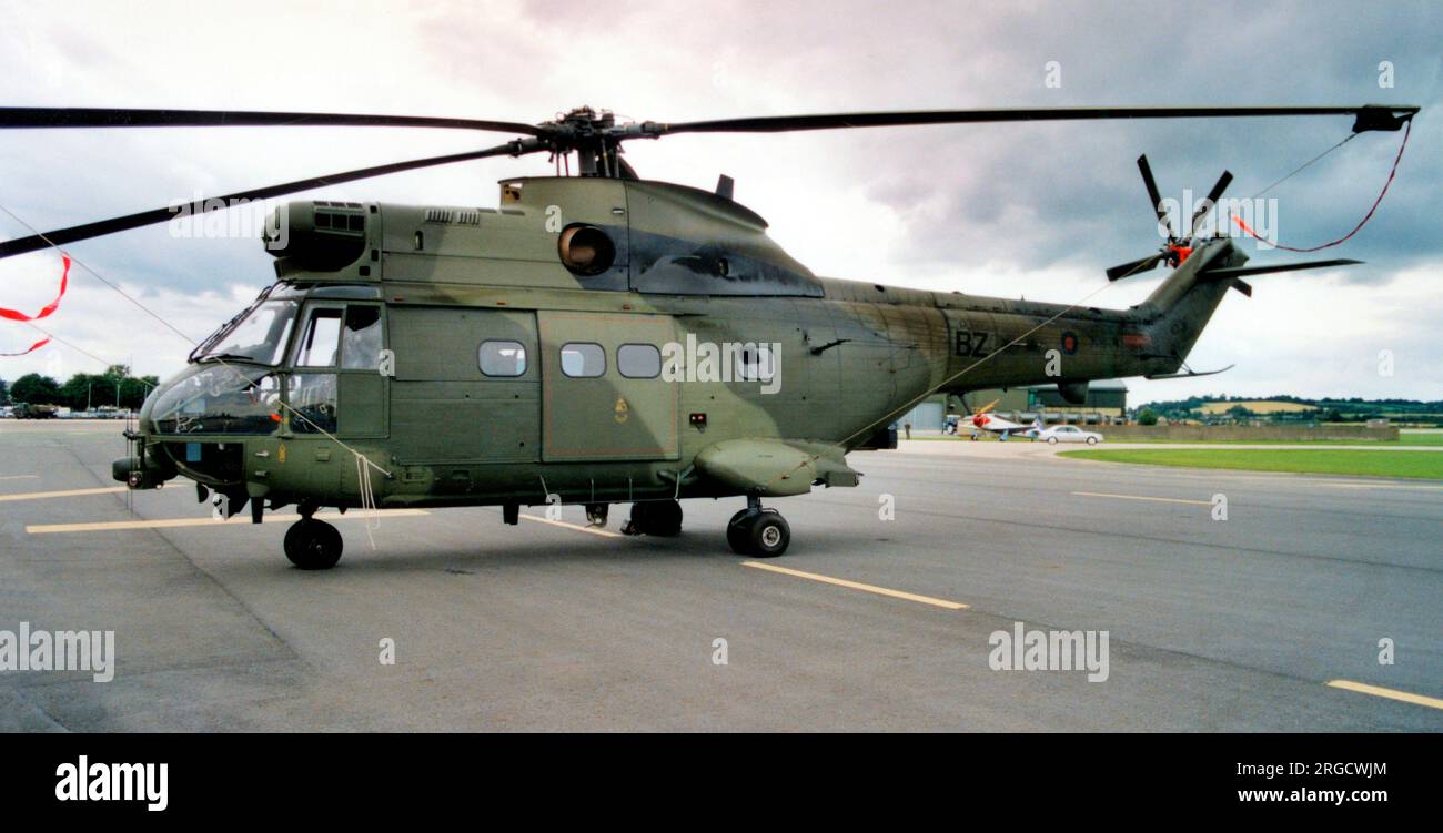 Royal Air Force - Aerospatiale SA330 Puma HC.1 ZA934 (msn 1170), Nr.33 Staffel, am Yeovilton - International Air Day am 15. Juli 2000. Stockfoto