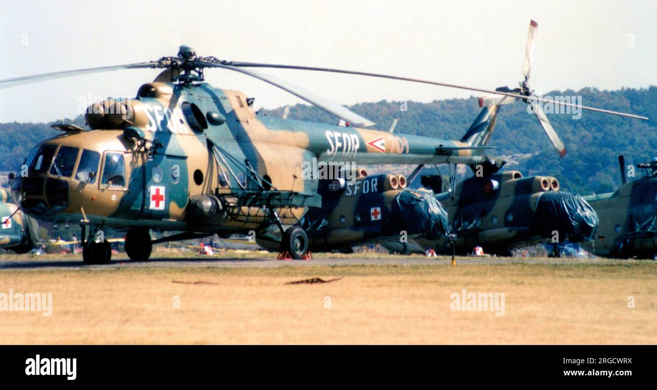 Magyar Legiero - Mil Mi-8 701 (msn ) (Magyar Legiero - Ungarische Luftwaffe) Stockfoto