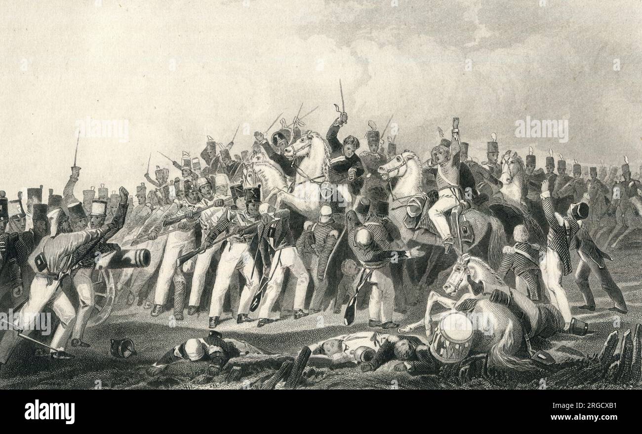 Niederlage der Sealkote-Meuterer durch General Nicholsons Kolumne Stockfoto