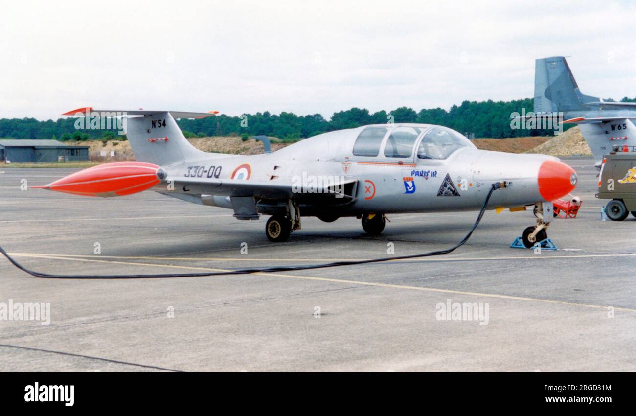 Armée de l'Air - Morane-Saulnier MS.760 Paris IR 54 / 330-DQ (msn 54) von EAT 00,330. (Armee de l'Air - Französische Luftwaffe / EAT - ecole de l'Aviation de Transport) Stockfoto