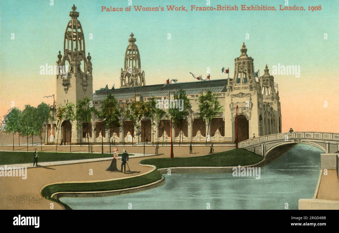 Palace of Women's Work - Franco-British Exhibition, White City, London. Stockfoto