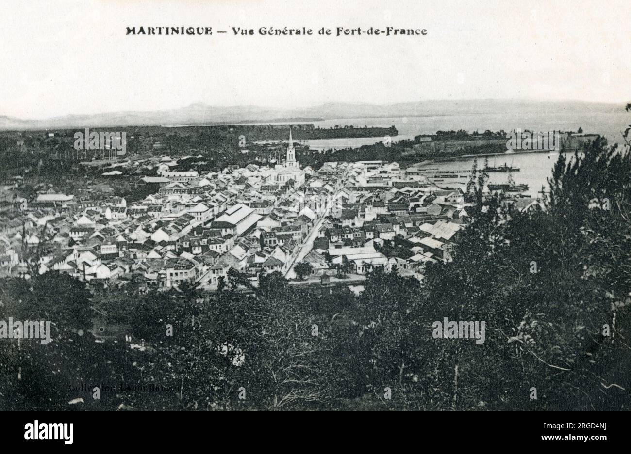 Martinique - Blick auf Fort-de-France. Stockfoto