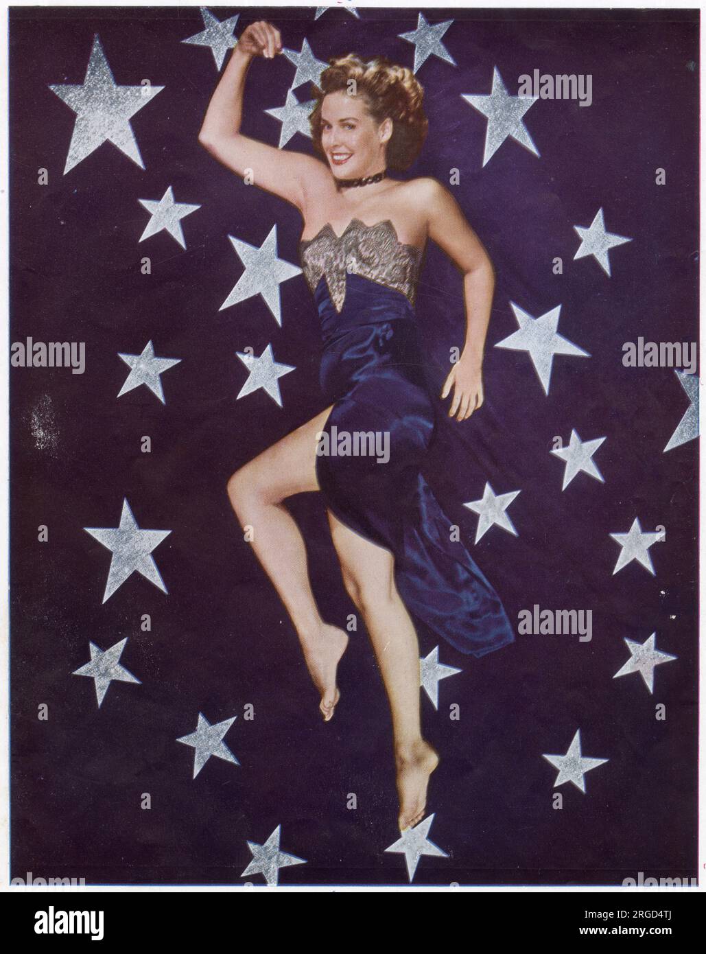 Janis Carter (1913 - 1994), amerikanische Bühne und Filmschauspielerin „direkt unter den Stars“. Stockfoto