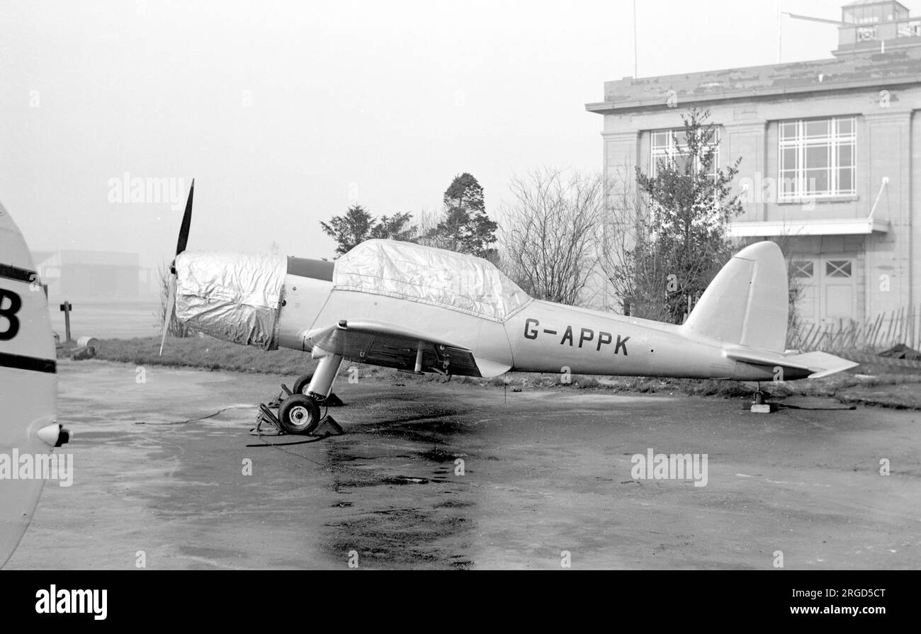 De Havilland Canada DHC-1 Chipmunk 22 G-APPK (msn C1/0214 - ex N5073E). Stockfoto