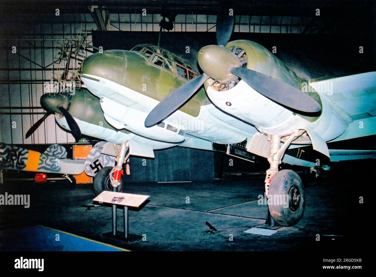Junkers Ju 88R-1 8475M - D5-EV (msn 360043), im Royal Air Force Museum, Hendon. Stockfoto