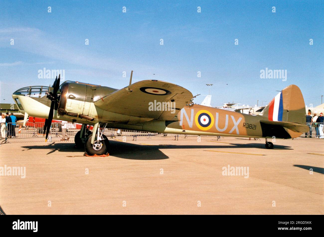 BRISTOL BOLINGBROKE IVT G-BPIV - R3821 - 'UX-N'. Stockfoto