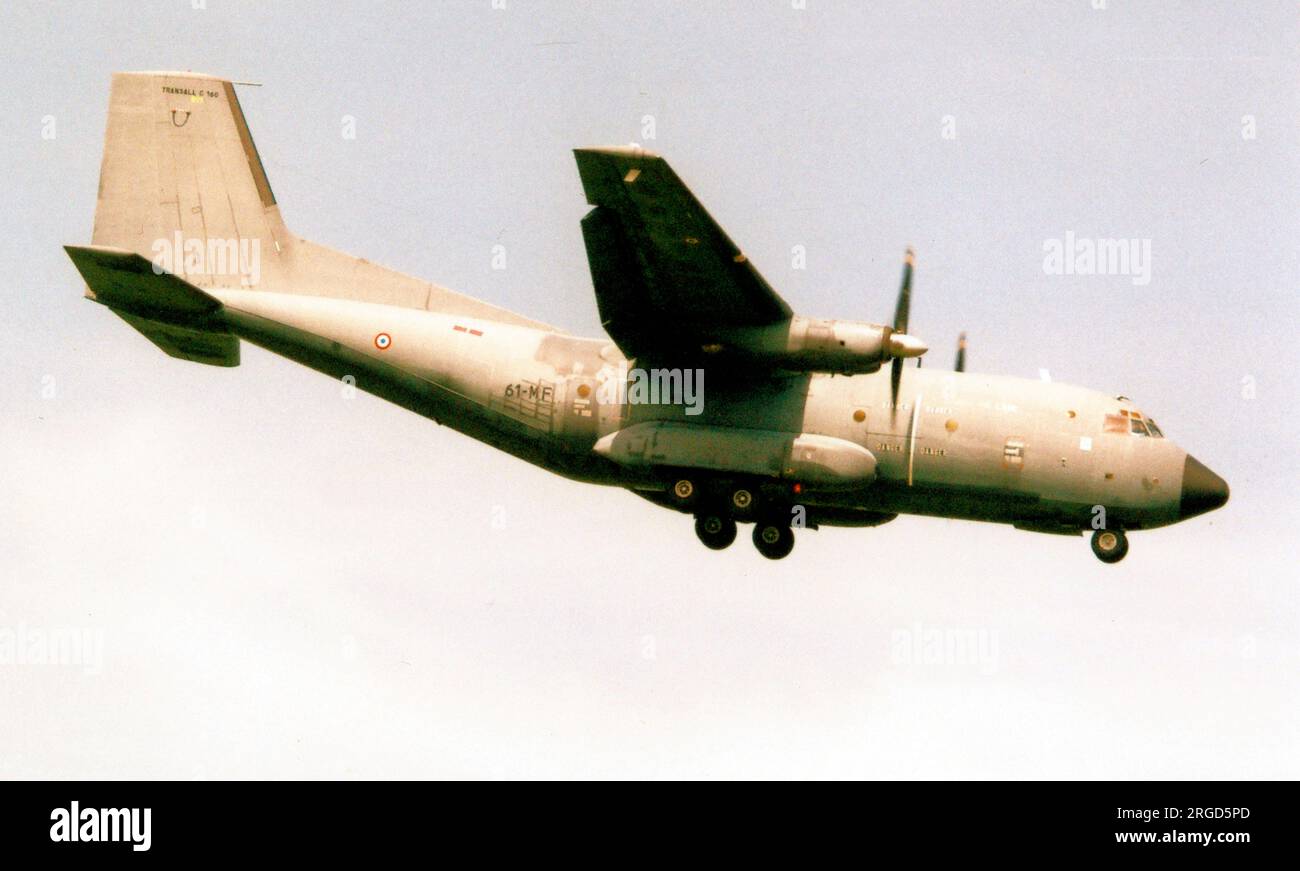 Armée de l'Air - Transall C-160F R11 - 61-MF (msn 11). (Armee de l'Air - Französische Luftwaffe). Stockfoto