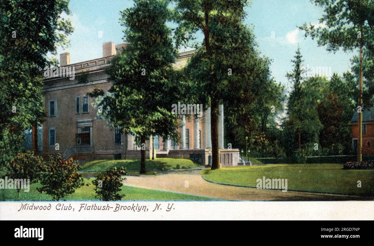 Midwood Club, Flatbush, Brooklyn, New York, USA. Stockfoto