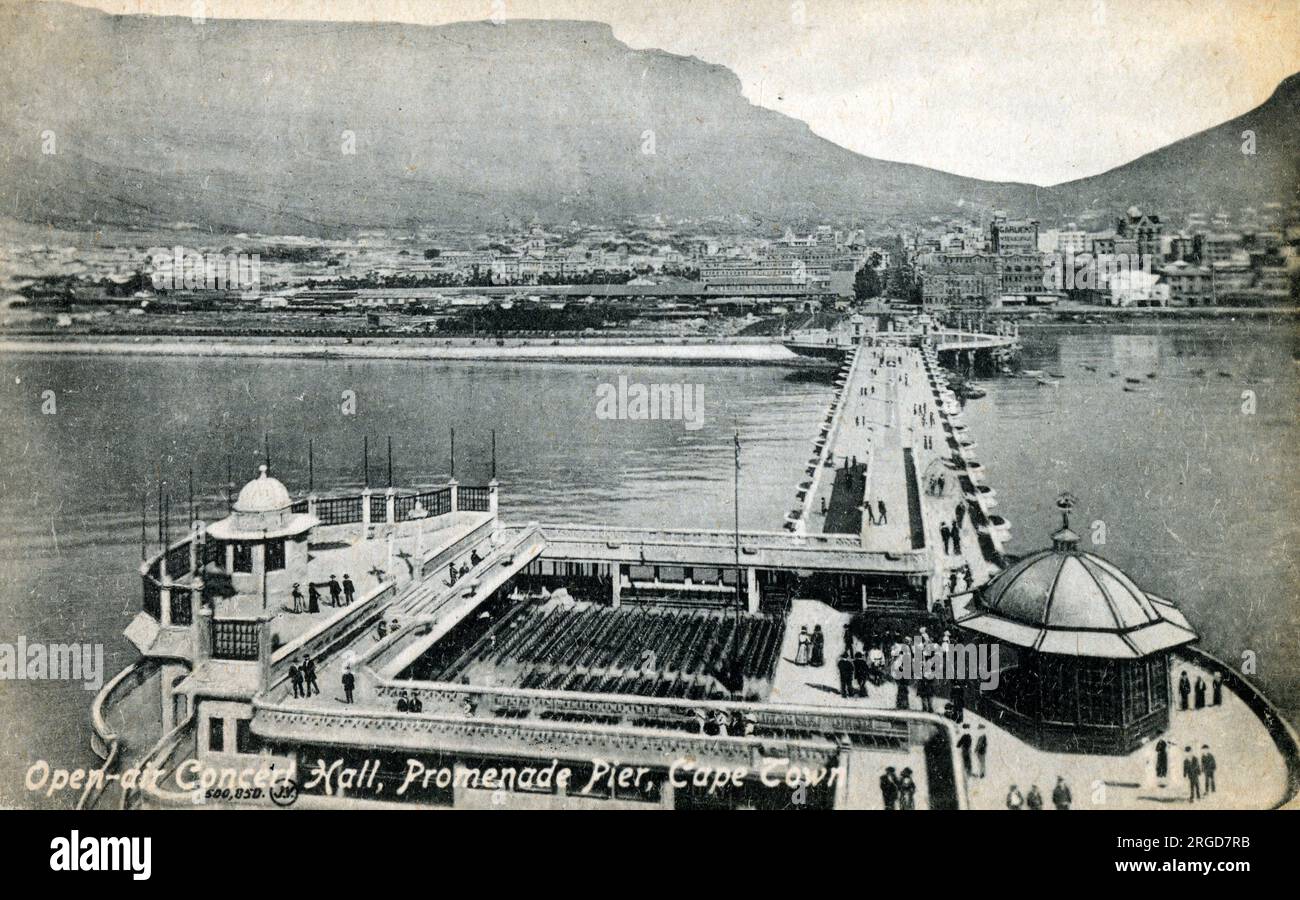 Open-Air Concert Hall - Promenade Pier, Kapstadt, Südafrika. Stockfoto