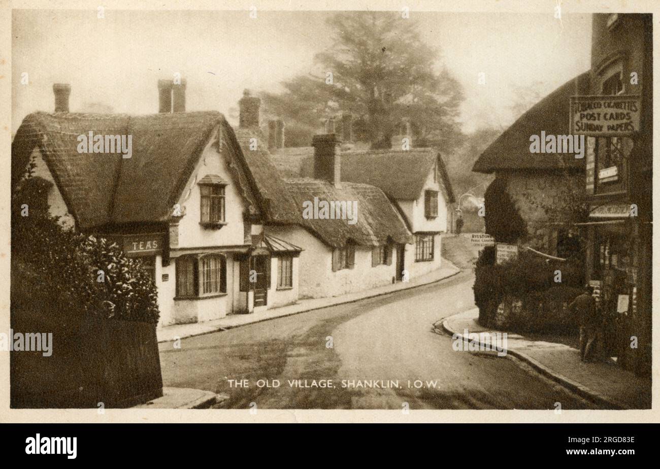Das Old Village, Shanklin, Isle of Wight Stockfoto
