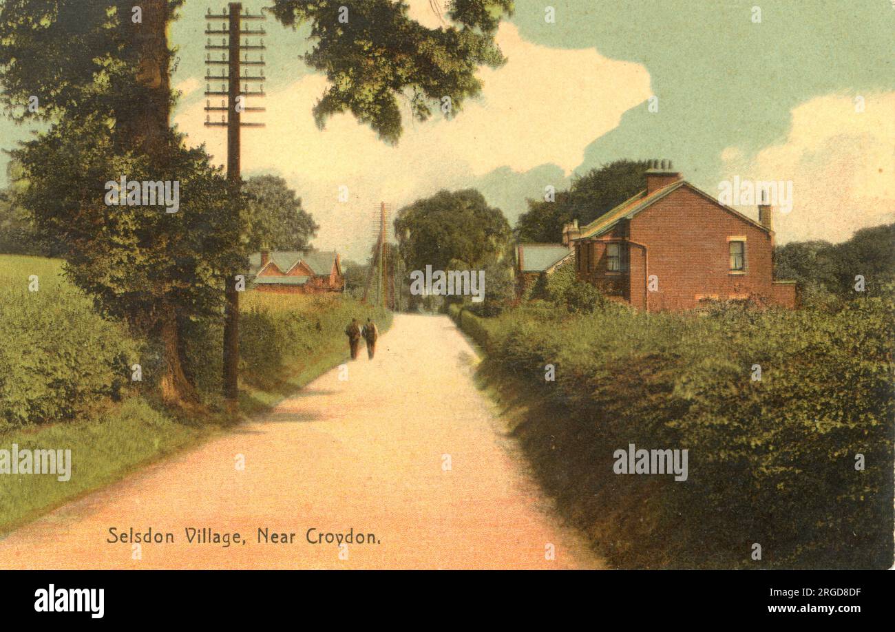 Selsdon Village in der Nähe von Croydon, Surrey Stockfoto