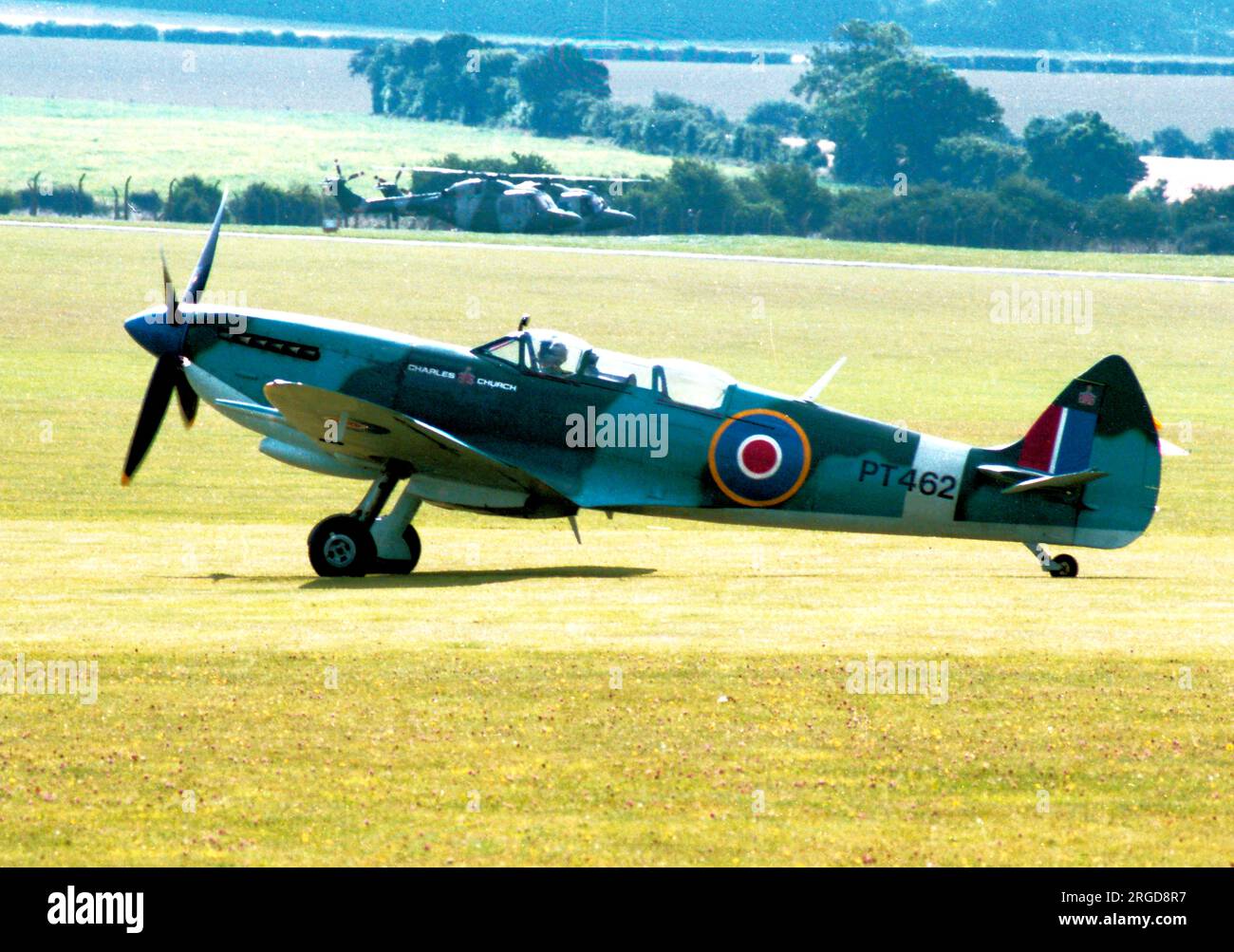 Supermarine Spitfire T Mk.IX G-CTIX / PT462, von Charles Church Displays Ltd Stockfoto