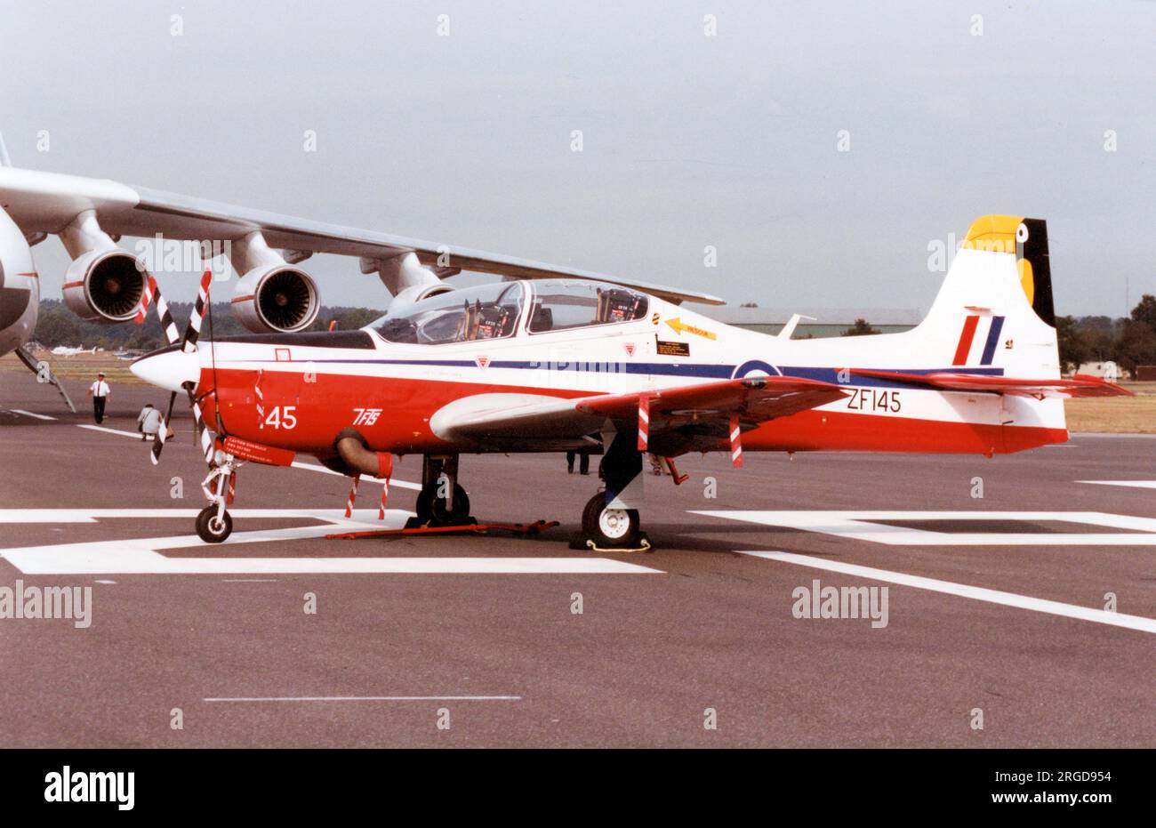 Royal Air Force - kurz Tucano T.1 ZF145 (msn S011/T11), von 7 FTS. Stockfoto