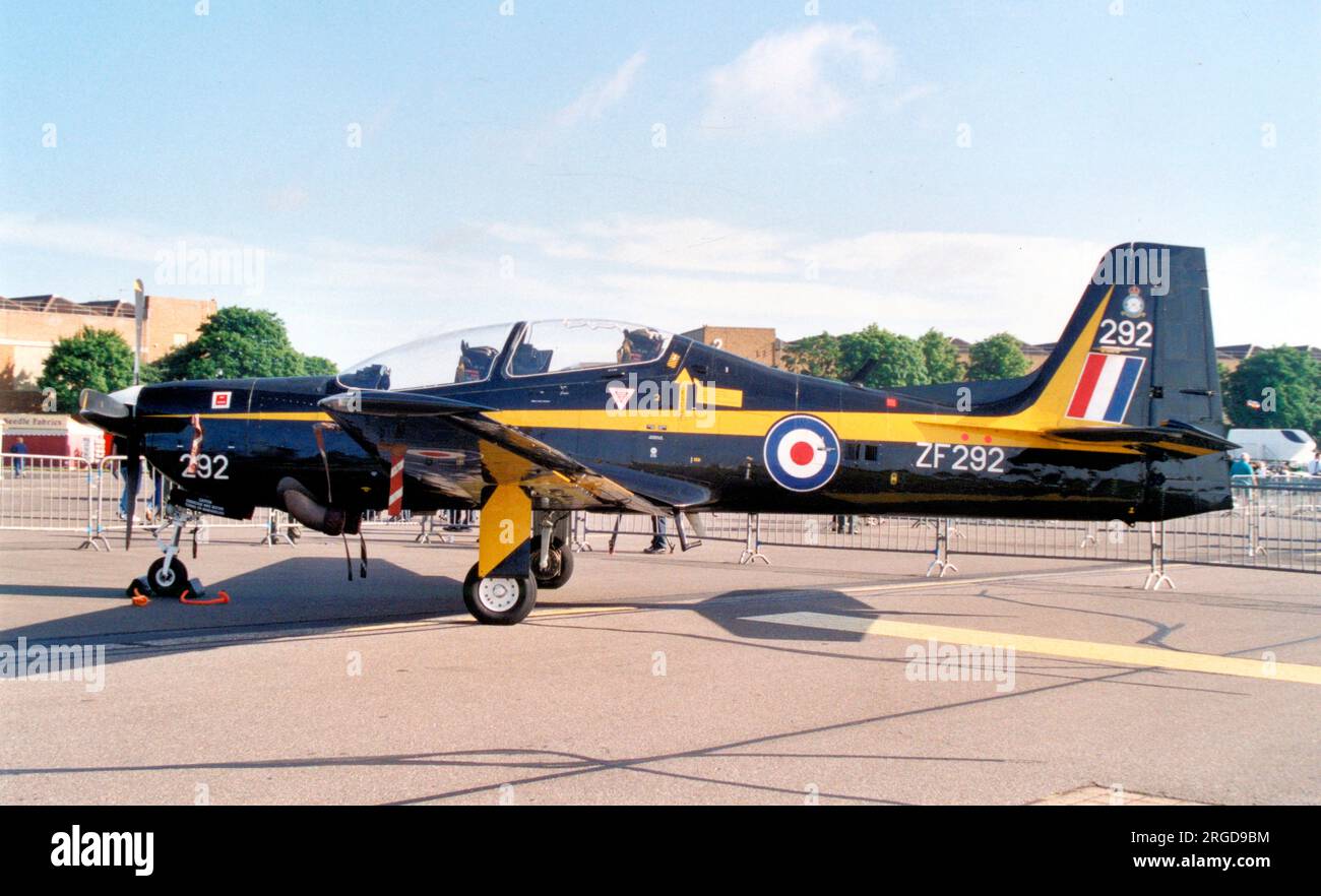 Royal Air Force - kurz Tucano T.1 ZF292 (msn S092/T63), vom Geschwader Nr.207 (R). Stockfoto