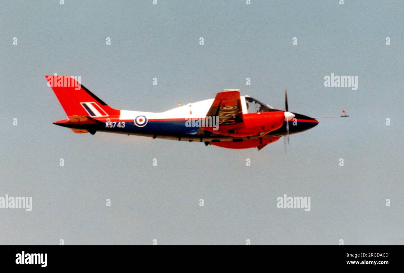 Royal Air Force — Beagle B.206R Basset CC.1 XS743 (msn B.004), RAF Alconbury. Stockfoto