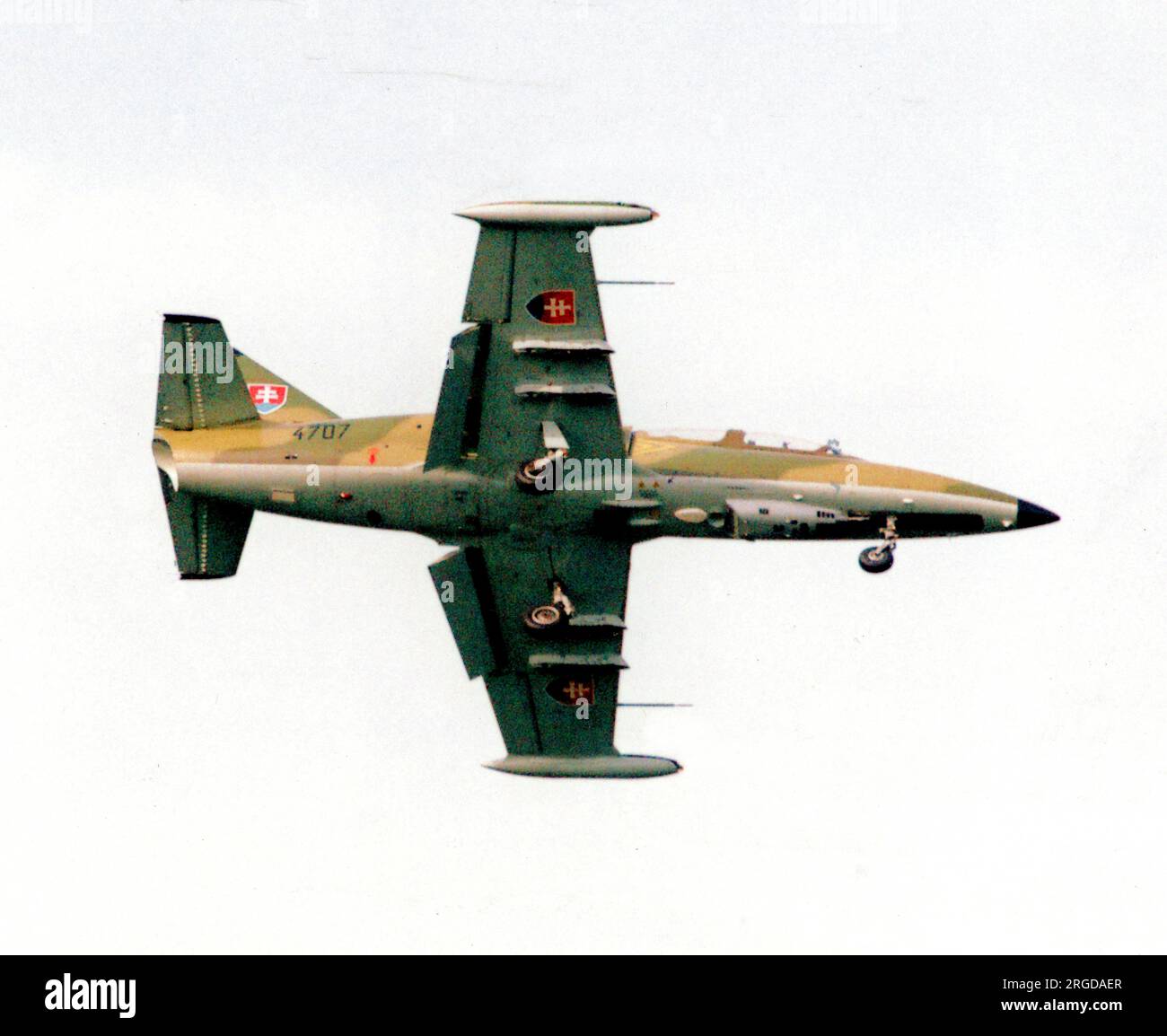 Slowakische Luftwaffe – Aero L-39ZA Albatros 4707 (msn 834707). Stockfoto