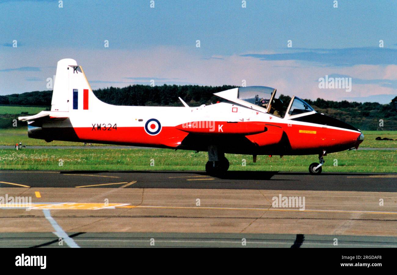Royal Air Force — BAC Jet Provost T.5 XW324/K (msn EEP/JP/988), vom 6 FTS. Stockfoto
