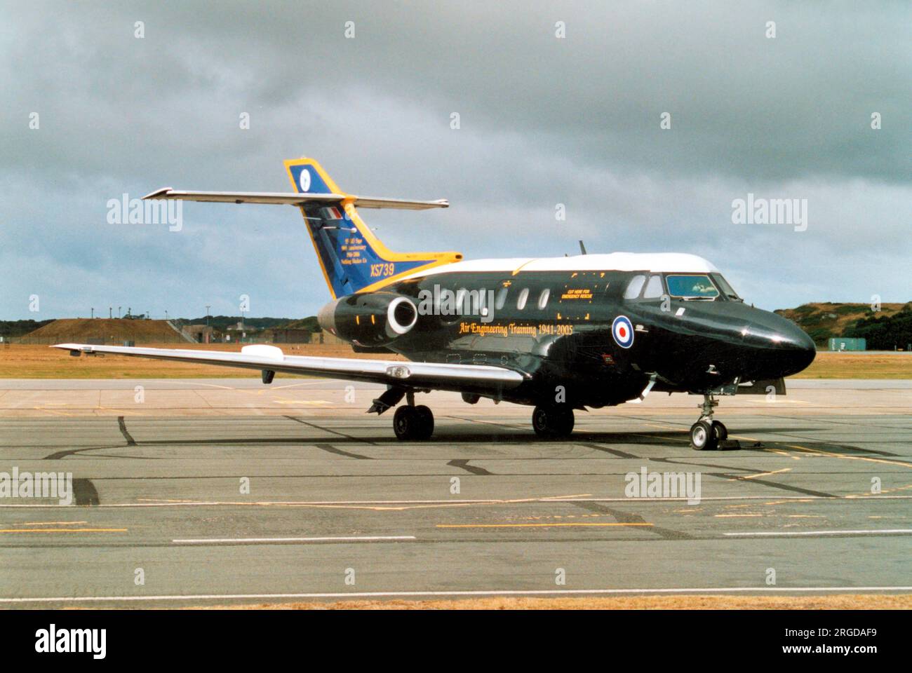 Royal Air Force - Hawker Siddeley Dominie T.1 XS739/F (msn 25081), vom No.55(R)-Geschwader. Stockfoto