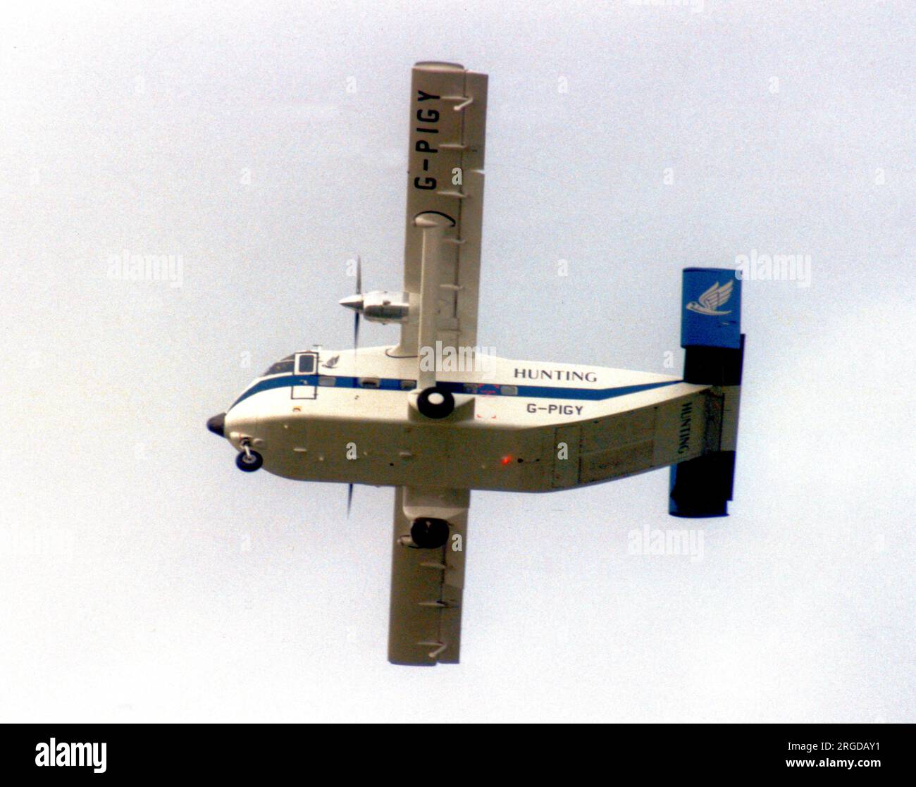 Short Skyvan 3-100 G-PIGY (msn SH.1943), von Hunting Avation Ltd Stockfoto