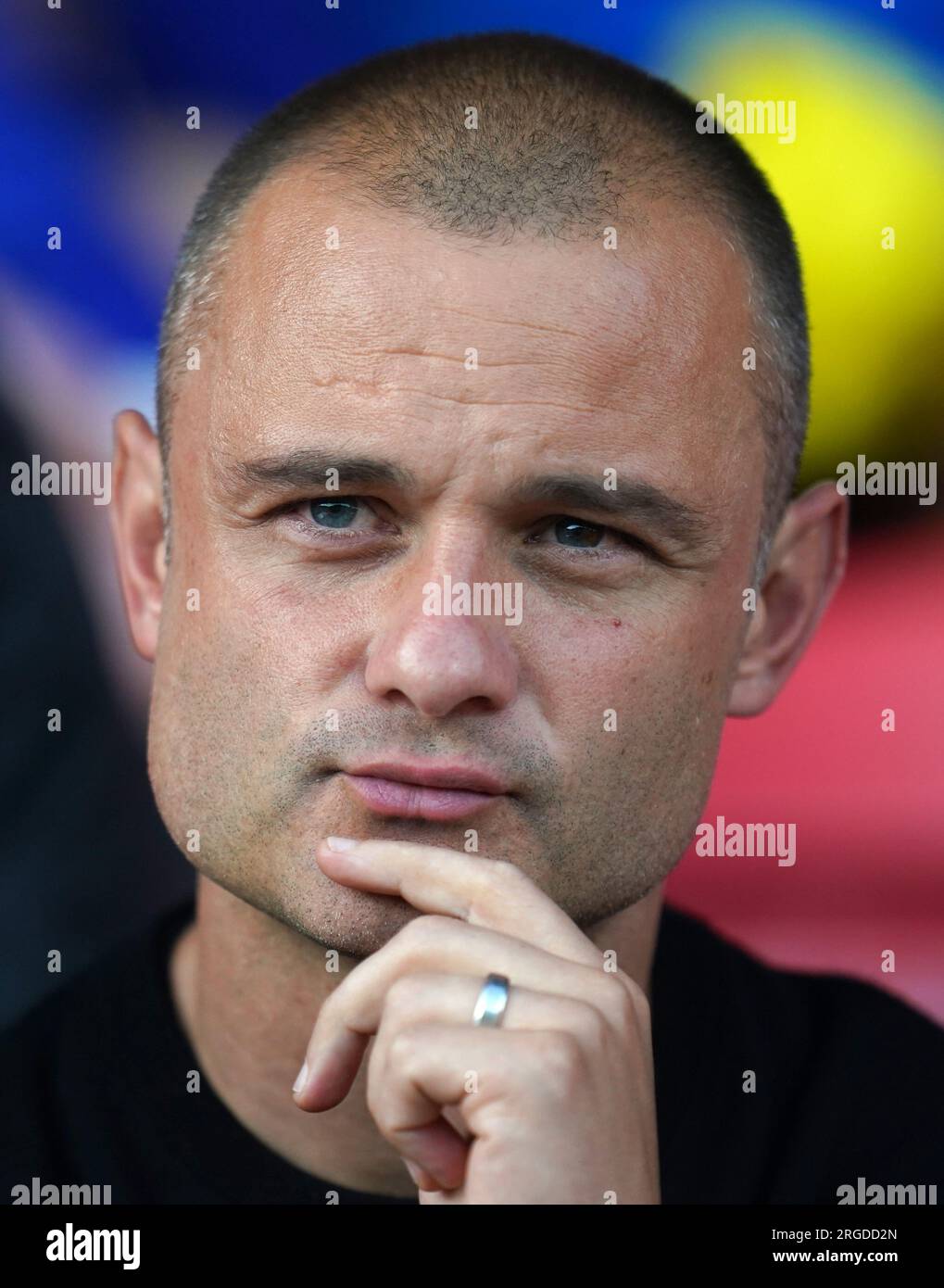 Wigan Athletic Manager Shaun Maloney vor dem Carabao Cup Spiel der